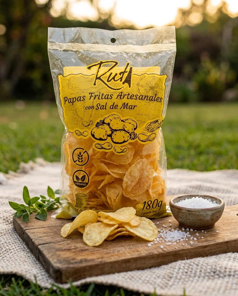 Papas fritas Sal de Mar 180g.