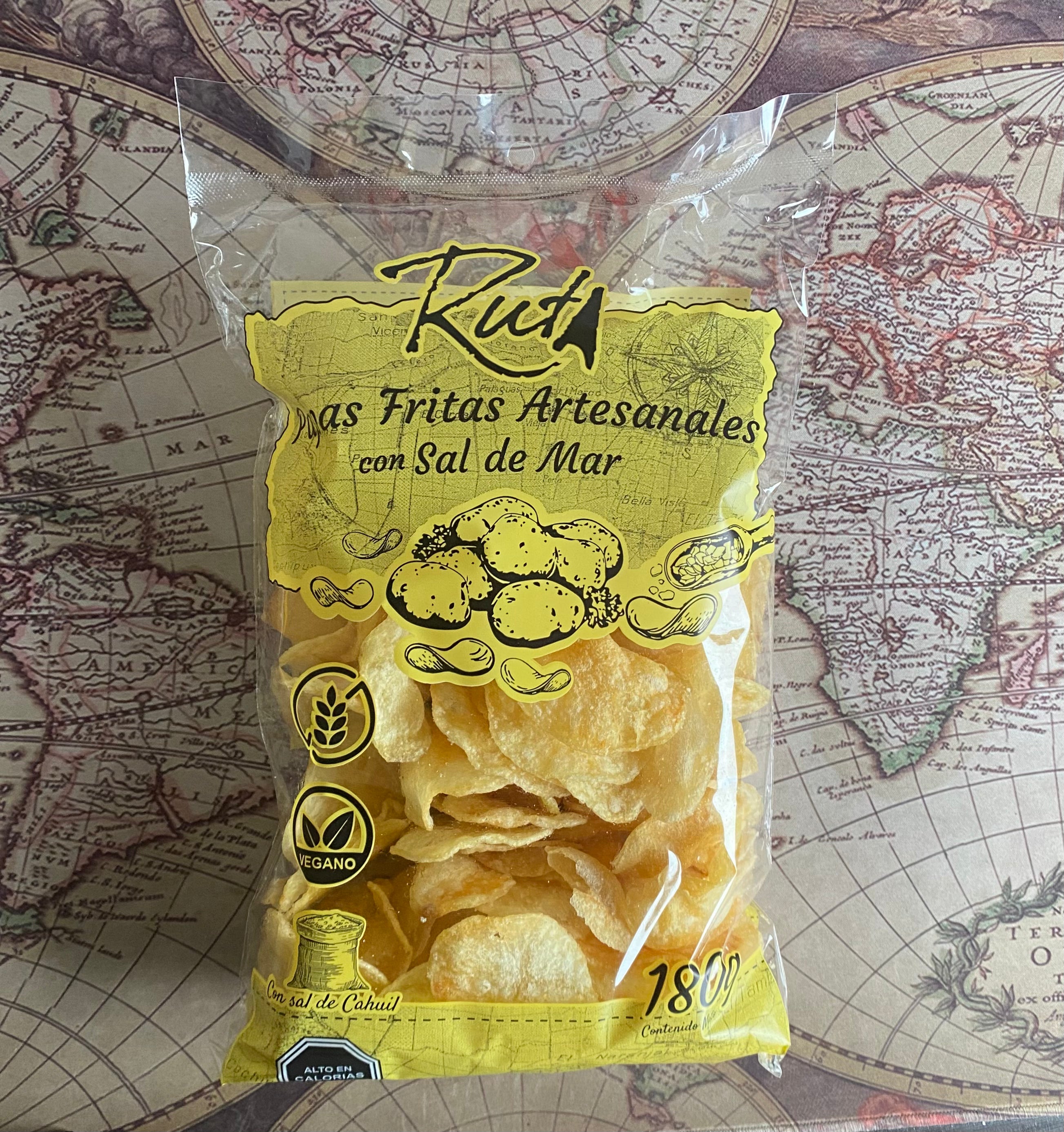 Papas fritas Sal de Mar 180g.