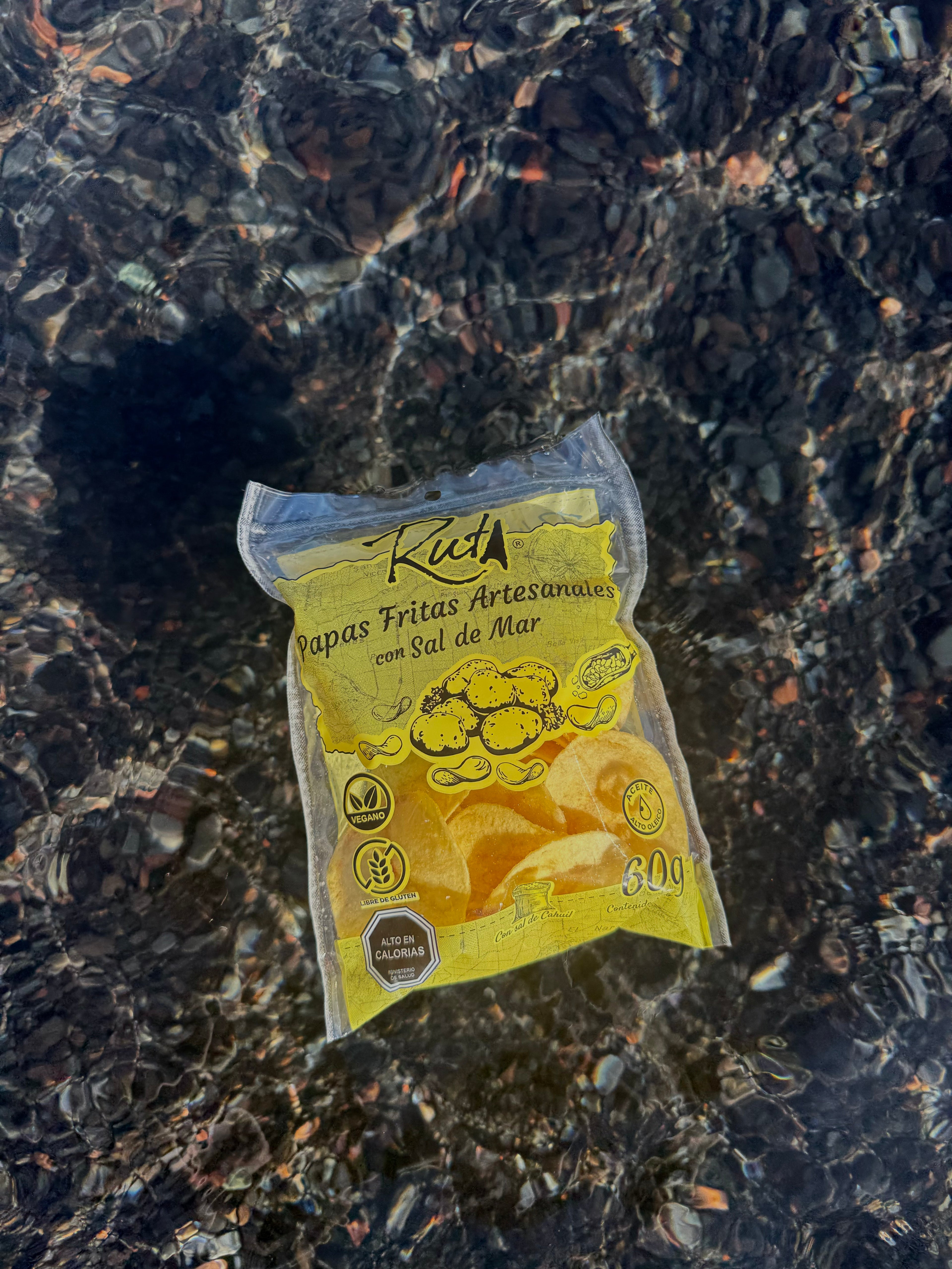 Papas fritas Sal de Mar 60g.